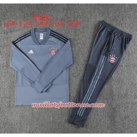 Bayern Munich Enfant Ensemble Sweat d'entrainement Gris 2018/2019